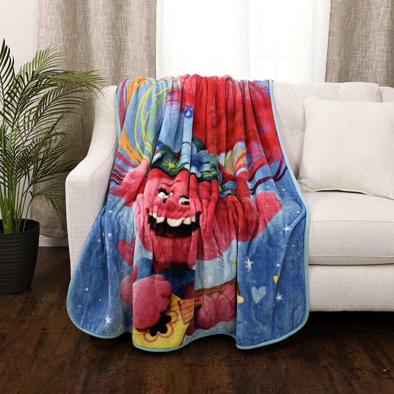 Trolls Kids Fleece Throw Blanket (50x60") Poppy