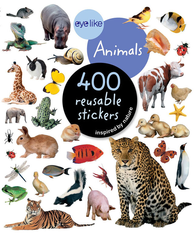 Eyelike Stickers: Animals - Édition anglaise