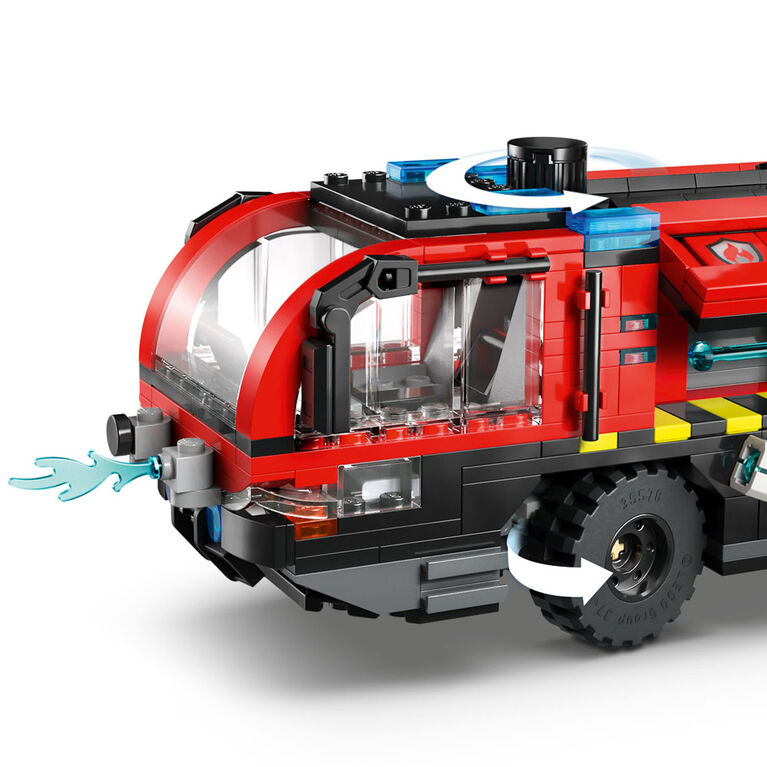 LEGO City Airport Fire Truck Kids Building Toy - Pretend Play Set for Boys & Girls, Ages 7+ - 60499