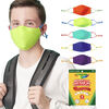 Crayola Jeu De Masques En Tissu Réutilisables pour adultes, Cool Colors