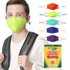 Crayola Teen/Adult Reusable Cloth Face Mask Set, Cool Colors