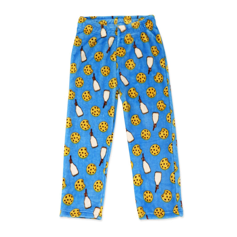 Jesse & Lulu Lounge Pantalon de pyjama : bleu lait et biscuit, taille M