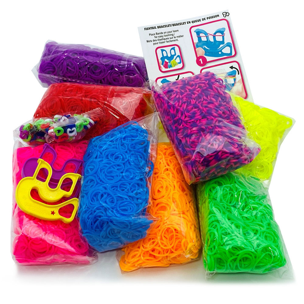 Neon elastic shop bands