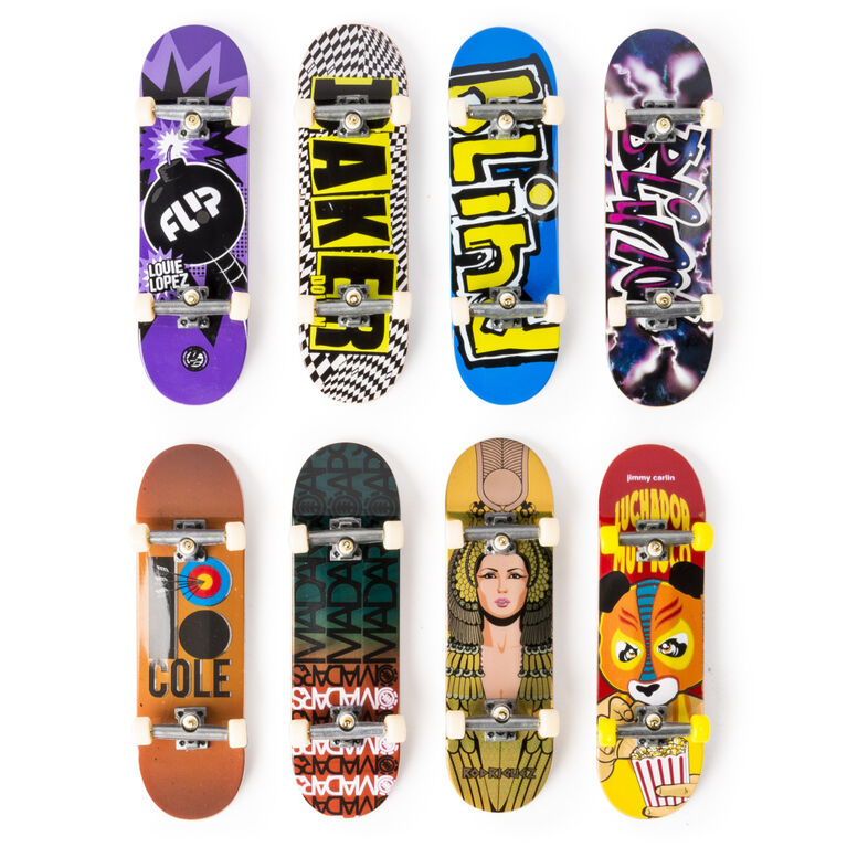 Tech Deck, 96mm Fingerboard Mini Skateboard with Authentic Designs (Styles May Vary)