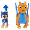 PAW Patrol, Rescue Knights Chase and Dragon Draco Action Figures Set