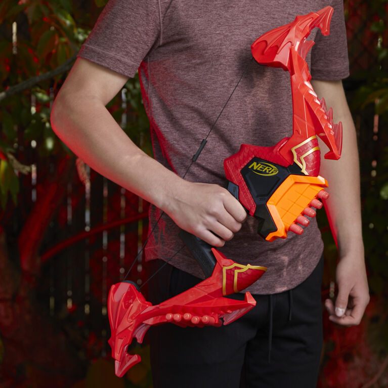 Nerf DragonPower Skyblaze Dart Bow, Inspired by Dungeons & Dragons - R Exclusive