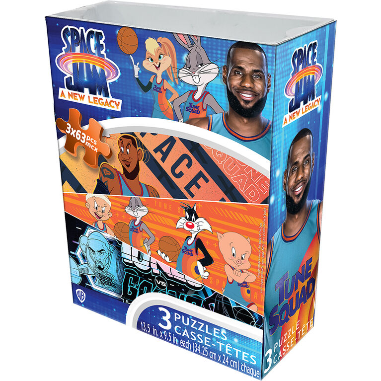 Space Jam 2 Pack of 3 Puzzles