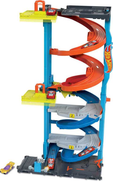 Hot Wheels City Transforming Race Tower, Playset