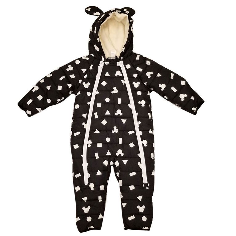 Baby Boy Mickey Mouse Puffer Snowsuit 24 Months