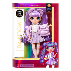 Rainbow High Jr High Violet Willow - 9-inch PURPLE Fashion Doll