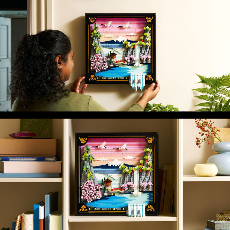 LEGO Art Japanese Cherry Blossom Landscape Building Set for Adults, Ages 18+ - 31218