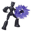 Marvel Avengers Bend And Flex Action Figure Toy, 6-Inch Flexible Black Panther Figure