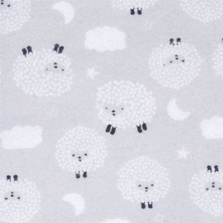 Gerber 5 Pack Flannel Receiving Blanket - Sheep print Gerber 5 Pack Flannel Receiving Blanket - Sheep print