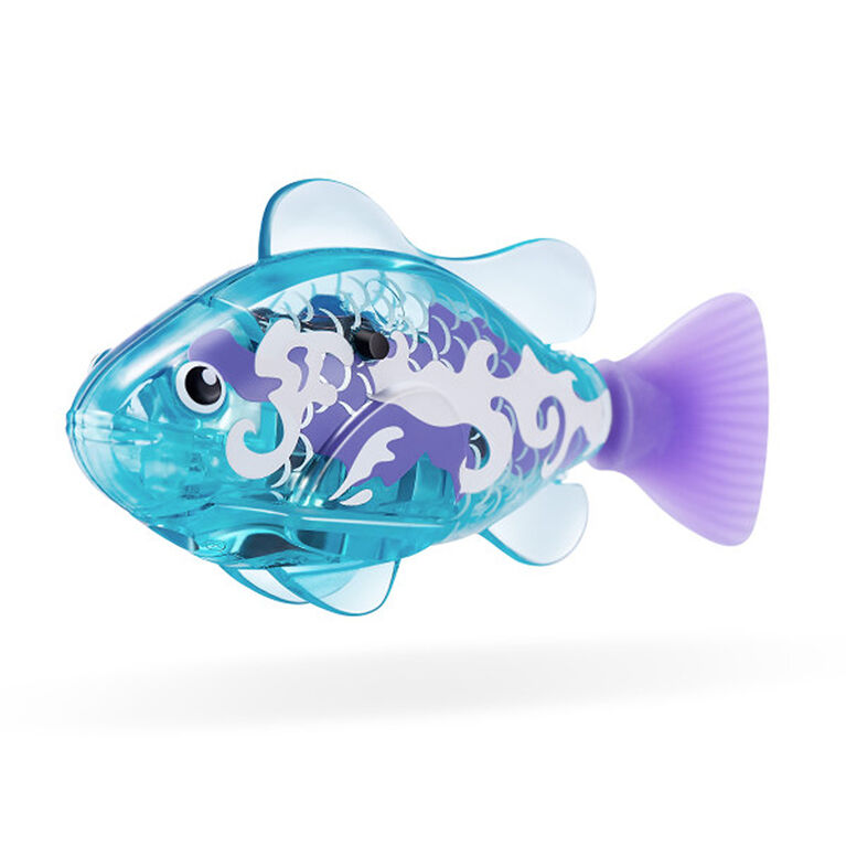 Zuru Robo Fish Robotic Swimming Fish Series 3 - 1 per order, colour may vary (Each sold separately, selected at Random)