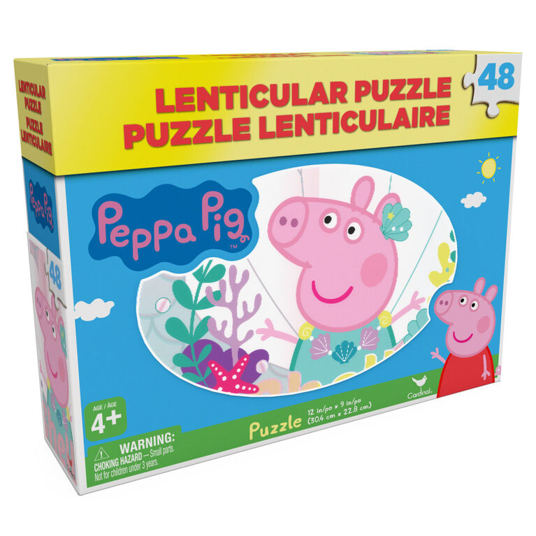 Peppa Pig 48-Piece Lenticular (3-D) Puzzle
