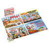 Kellogg's, Coffret de 4 puzzles de 500 pièces formant 1 méga puzzle, décorations murales rétro vintage, céréales, avec posters