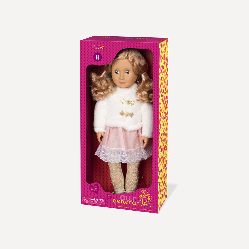 Our generation holiday halia doll discount