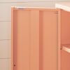 Crea Metal 2-Door Accent Cabinet Orange