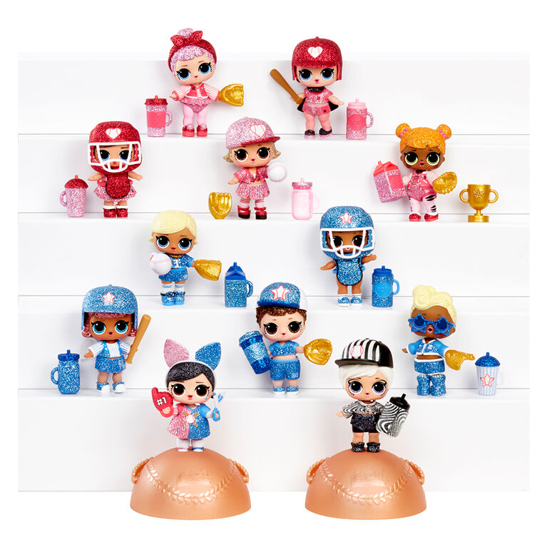 LOL Surprise All Star Sports Ultimate Collection Series 1 with 12 Sparkly Baseball Dolls