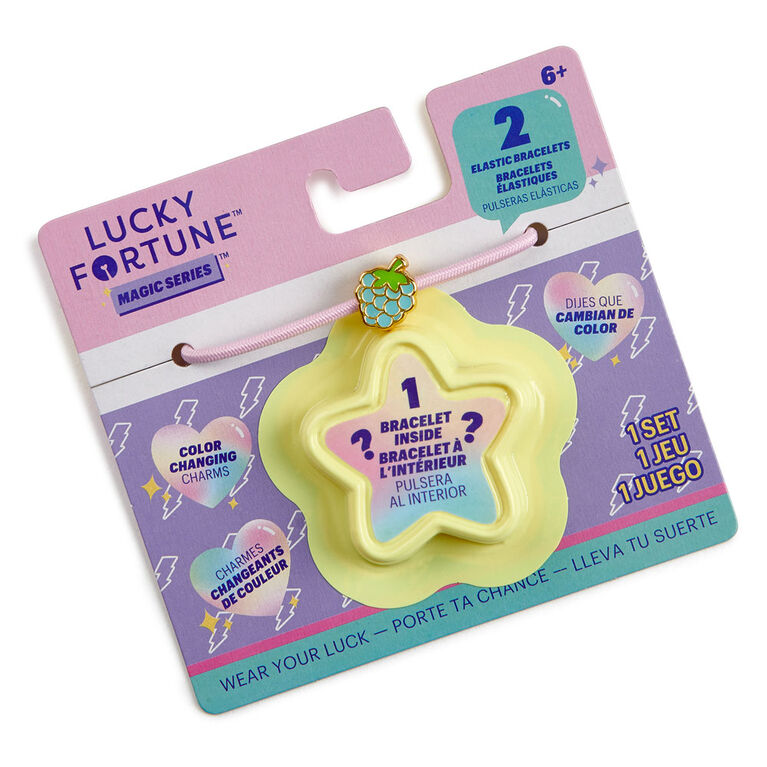 Lucky Fortune Série magique - Bracelet élastique de couleur changeante - Paquet de 2