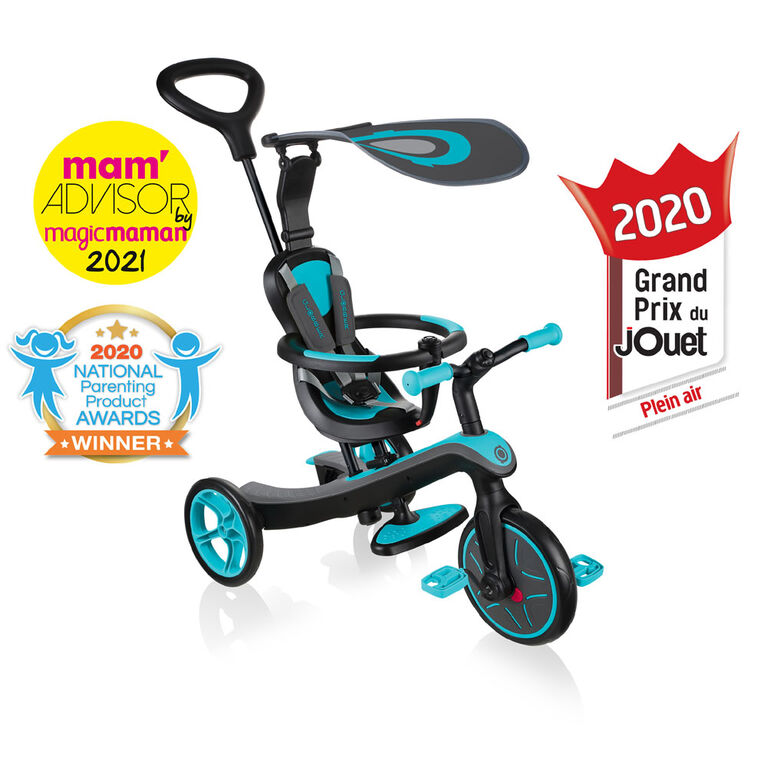 Globber Explorer 4in1 Trike - Teal