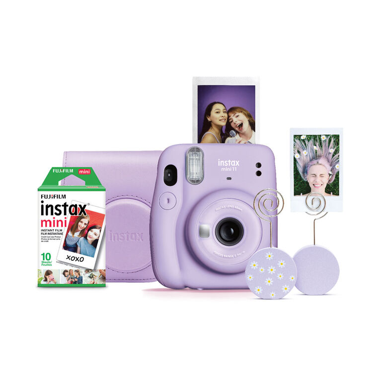 FUJIFILM INSTAX Mini 11 Lilac Purple Instant Camera Gift Set