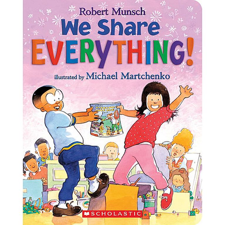 We Share Everything! Board Book - English Edition