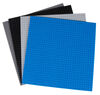 Strictly Briks - Brik Tower - 10" x 10" - 32 x 32 pegs - 4 Baseplates & 30 Stackers - Black, Blue, Gray, Light Gray