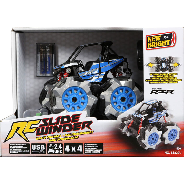 1:18 R/C Polaris RZR Slide Winder ATV