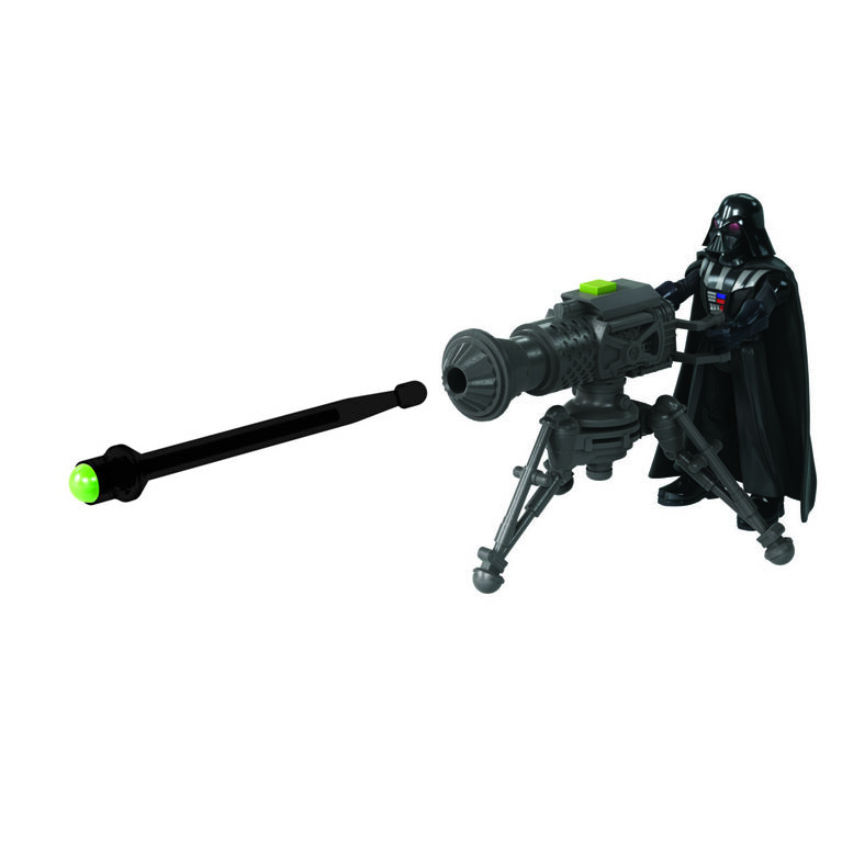 Star Wars Mission Fleet, Darth Vader et chasseur TIE avancé, classe stellaire, figurine de 6 cm avec véhicule