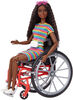 Barbie Fashionistas Doll with Wheelchair & Crimped Brunette Hair