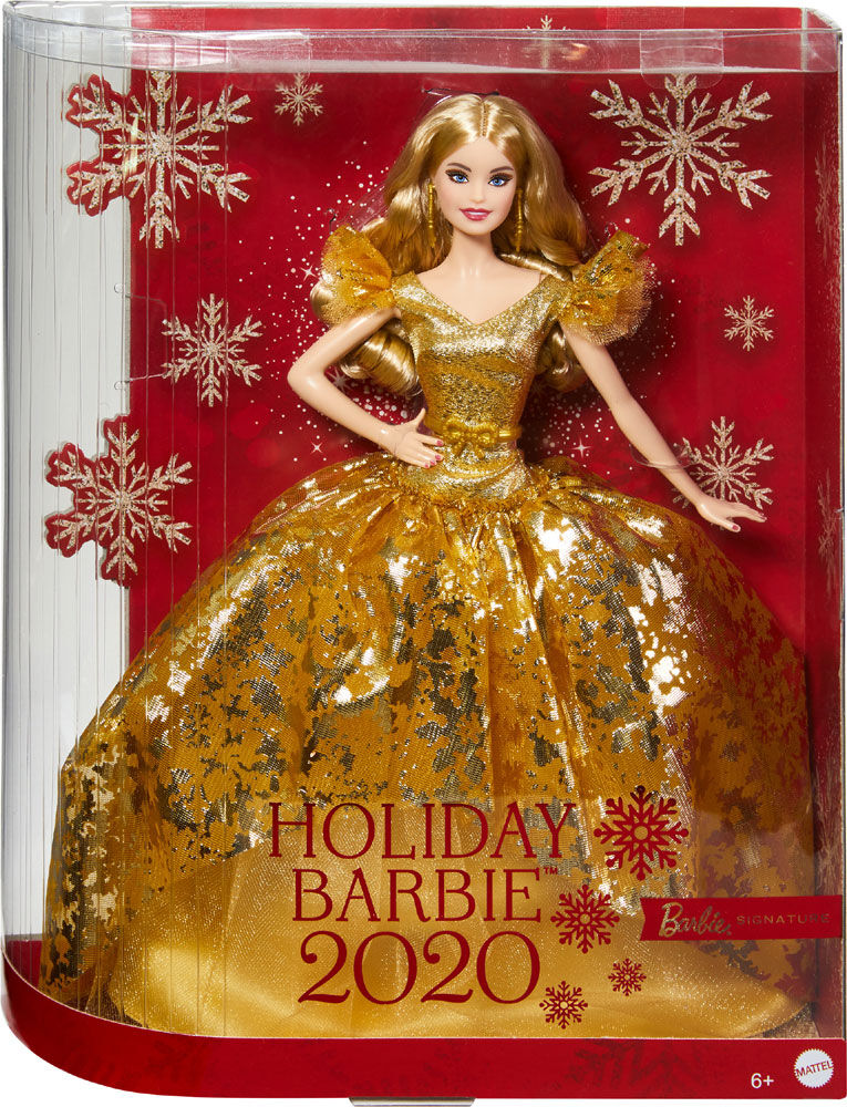 Barbie Signature 2020 Holiday Barbie Doll 12 inch Blonde Long