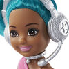 ​Barbie - Coffret de jeu Chelsea Peut être avec poupée Chelsea Vedette de rock brunette et accessoires
