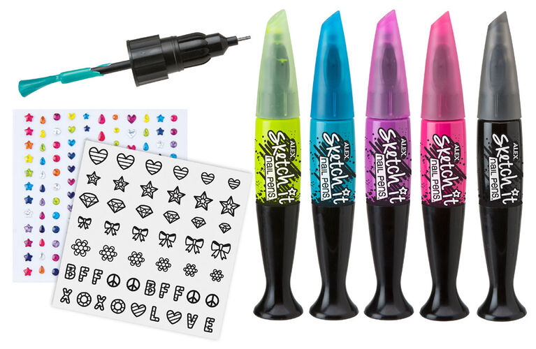 7. ALEX Spa Ultimate Sketch It Nail Pens Party - wide 3