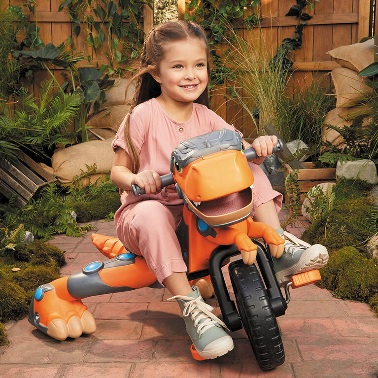 Little Tikes Chompin' Dino Trike, Interactive Dinosaur Ride-on Toy for Ages 3+