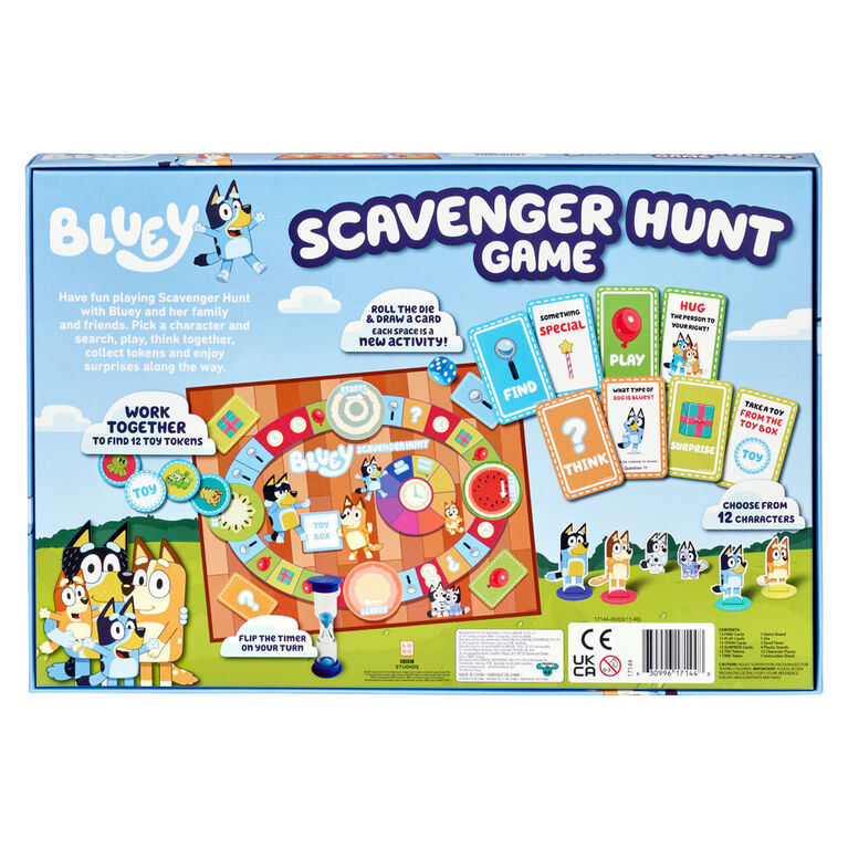Bluey Scavenger Hunt Game - English Edition
