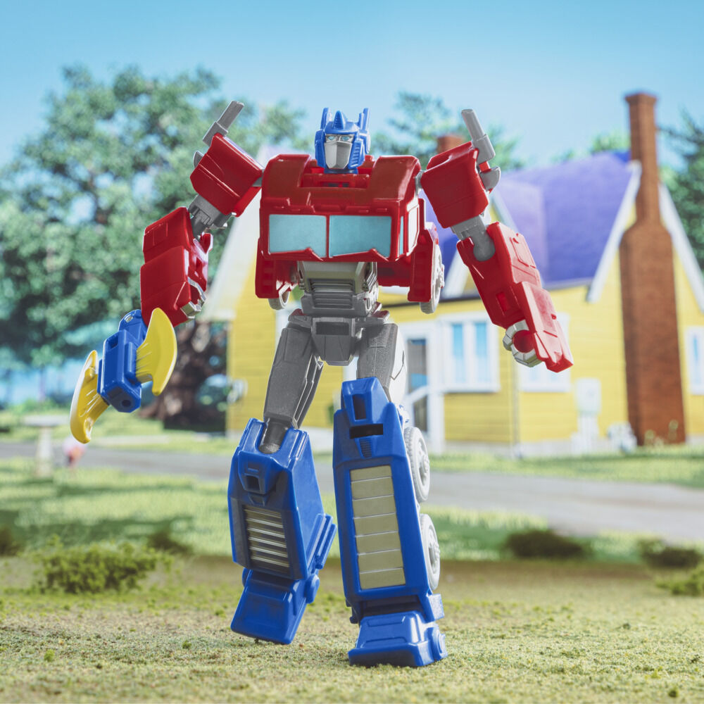 Transformers cyberverse warrior deals class optimus prime