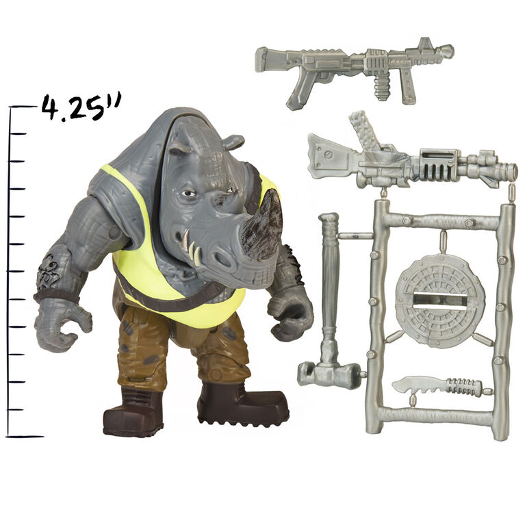 Teenage Mutant Ninja Turtles: Mutant Mayhem  Rocksteady Basic Action Figure