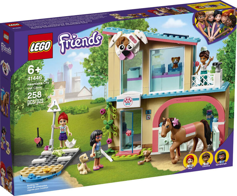 LEGO Friends La clinique vétérinaire de Heartlake City 41446 (258 pièces)