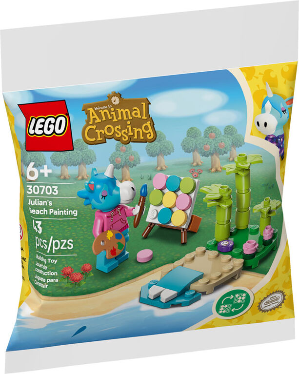 LEGO Animal Crossing Peinture à la plage avec Lico 30703