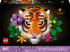 LEGO Art La Collection de la Faune - Le Tigre, Cadeau de Pendaison de Crémaillère pour une Nouvelle Maison, Idée de Décoration Florale 31217