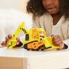 Rubble and Crew, Rubble's Bulldozer jouet avec pièces mobiles et une figurine articulée à collectionner