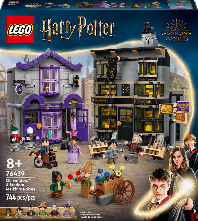 LEGO Harry Potter Ollivanders & Madam Malkin's Robes, Diagon Alley Toy, Wizard Gift 76439