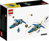 LEGO NINJAGO L'avion de foudre de Jay EVO 71784 Ensemble de jeu de construction (146 pièces)
