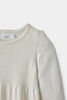RISE Little Earthling Long Sleeve Sweater Dress White