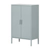 Crea Metal 2-Door Accent Cabinet Blue