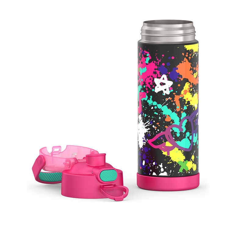 Thermos Funtainer Bottle Grafitti Pink 16oz
