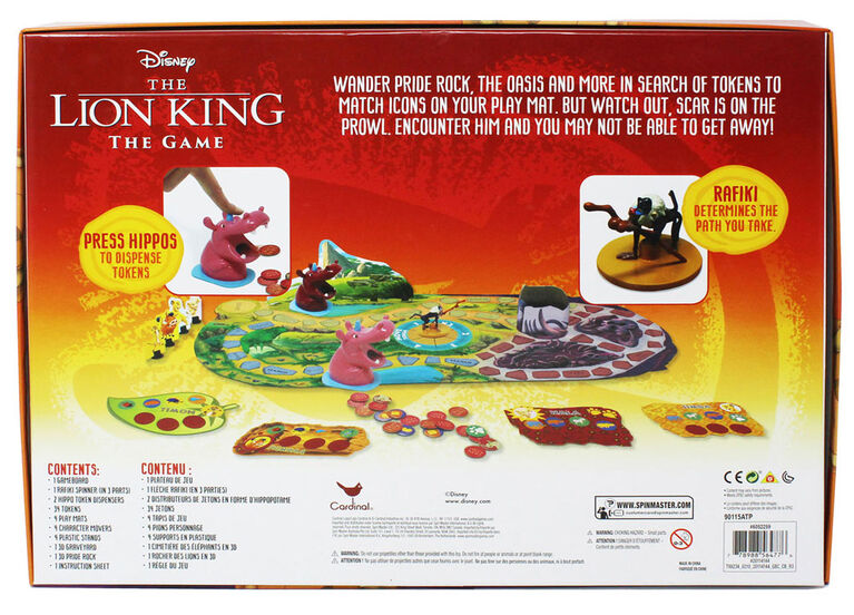 Retro '90s Disney Lion King Board Game