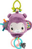 Fisher-Price Baby Stroller Toy Sing & Go Purple Monkey Musical Sensory Plush