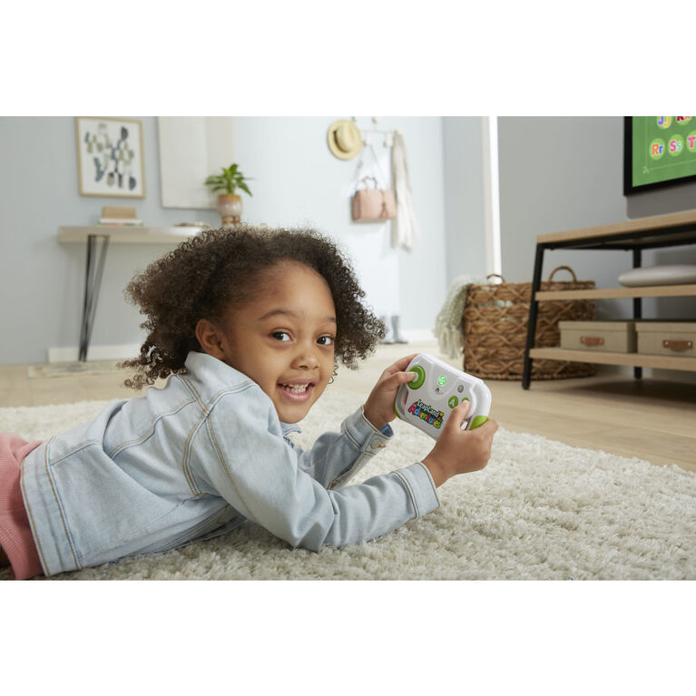 LeapFrog LeapLand Adventures Learning TV Video Game- French Edition, Wireless Controller with Plug-and Play HDMI game stick